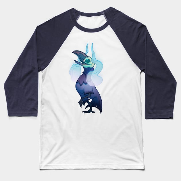 Glow Bird Baseball T-Shirt by Skulldog